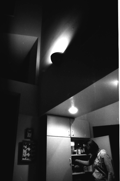 In the kitchen