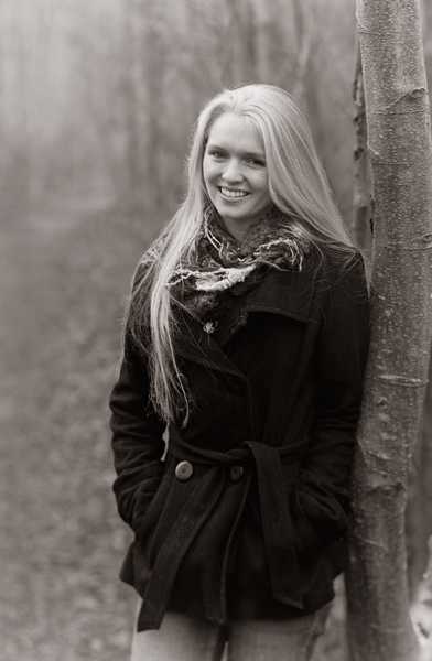 In the old farm's woods
