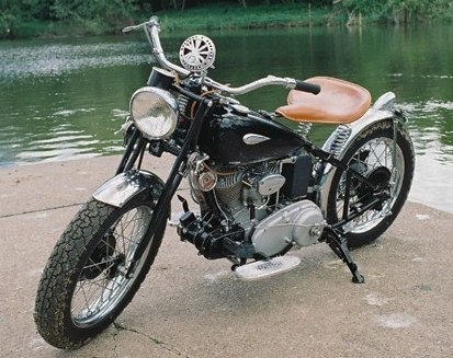 Indian Bobber built by Calvin