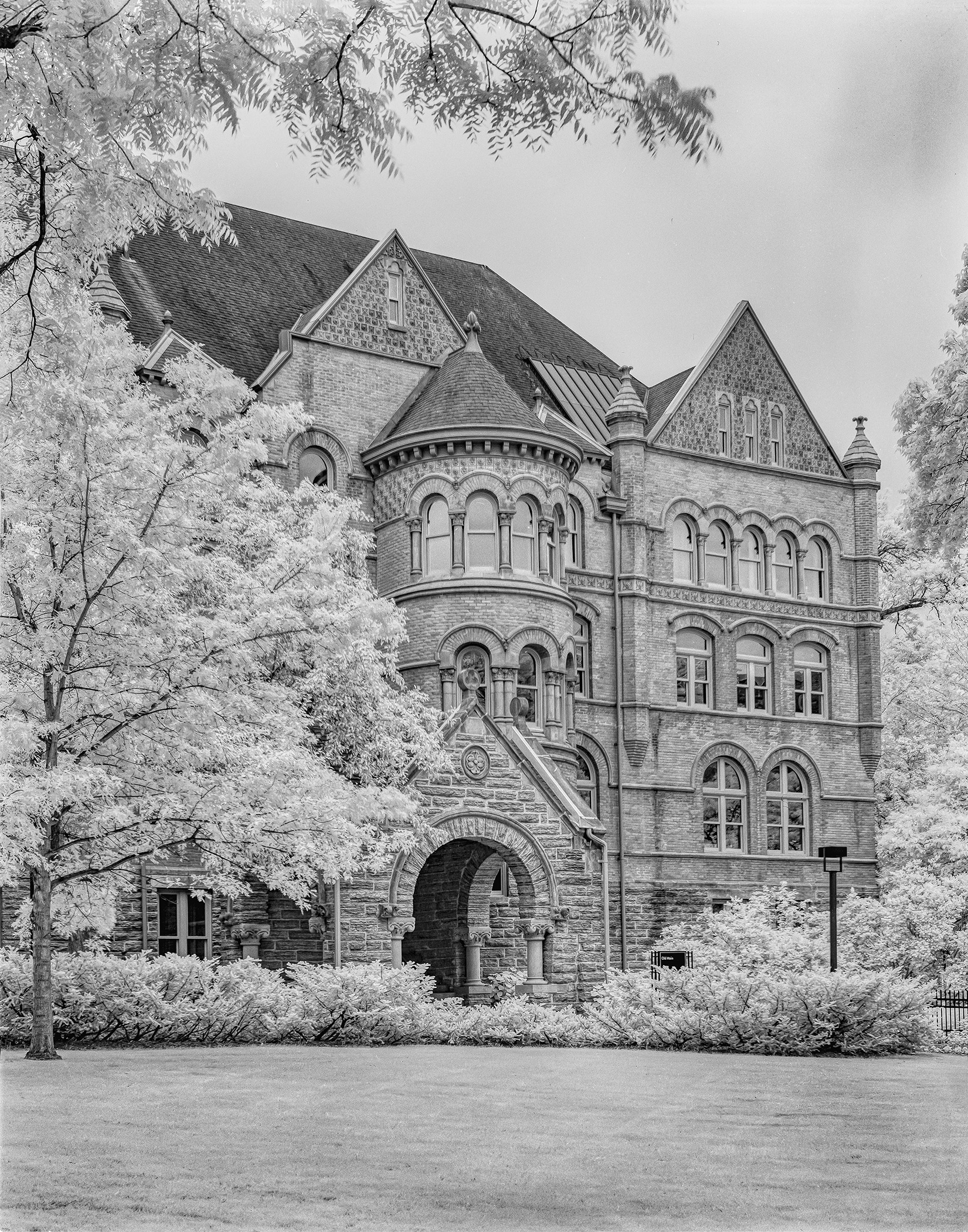 Infrared Old Main, Macalester College