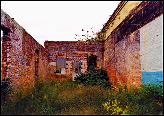 Inside remains of the oldest store building in my home town