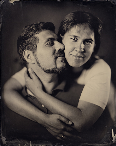 Jasha & Dasha [ambrotype]