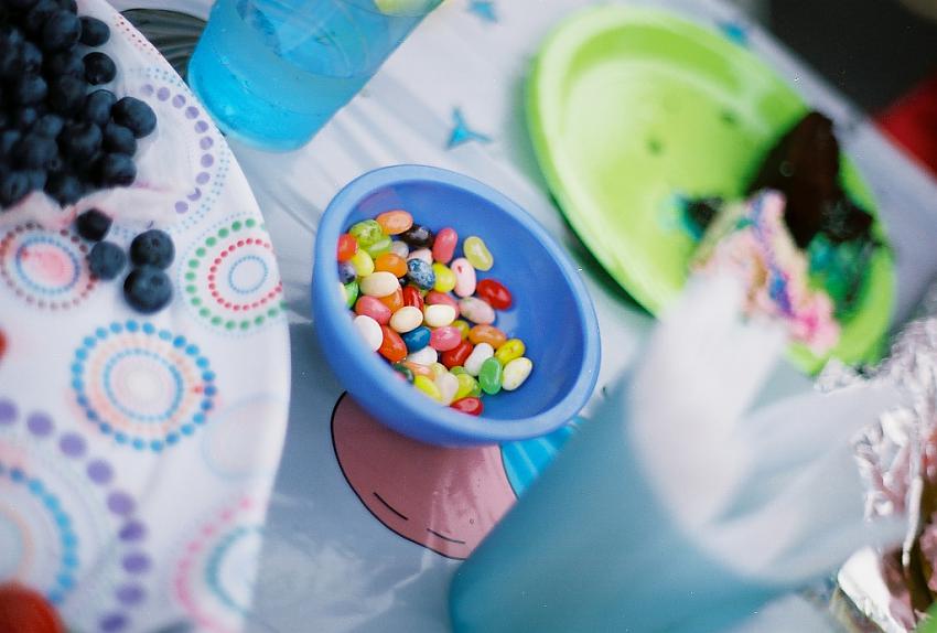 Jellybeans at a picnic