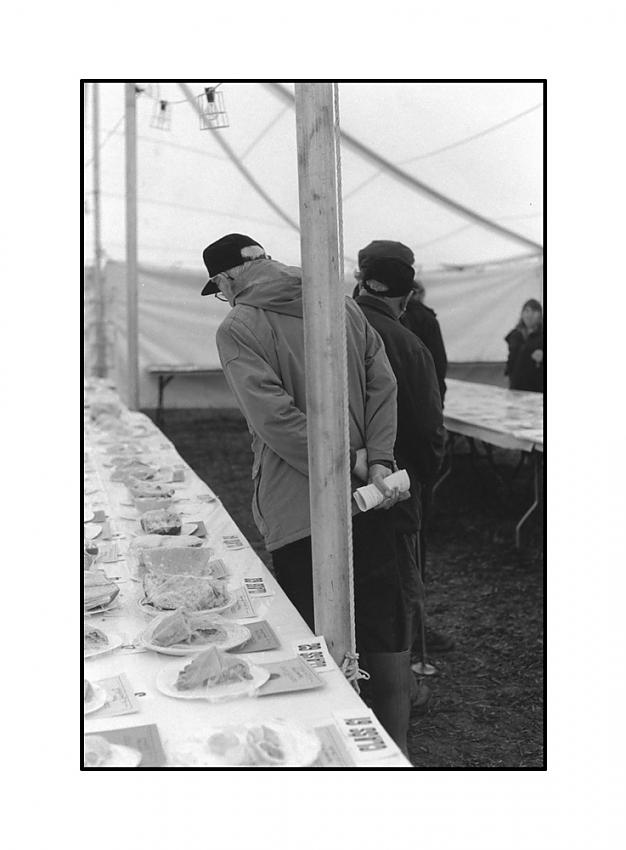 Judging farm produce