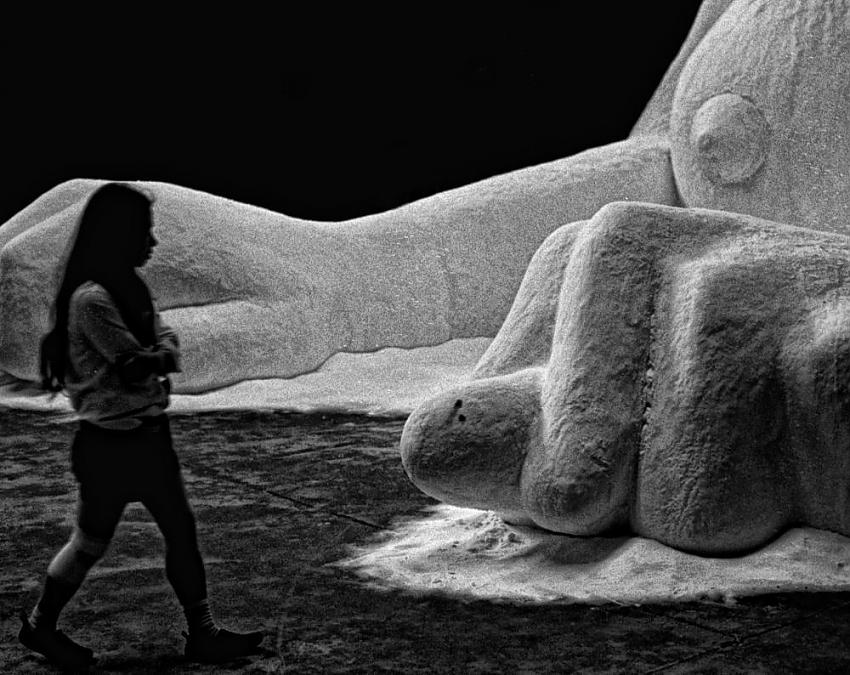 Kara Walker installation (Domino Sugar Site/Sugar Sphynx)
