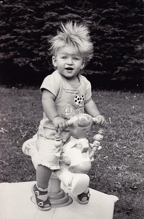 Kaya playing.