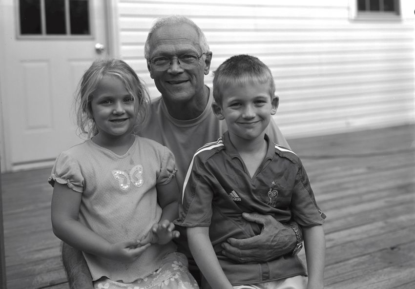 Kids with Grandpa