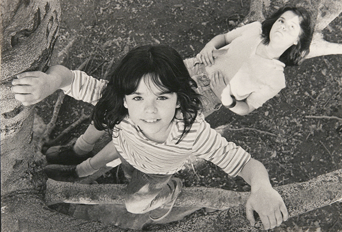 Kim and tracy in a Tree.