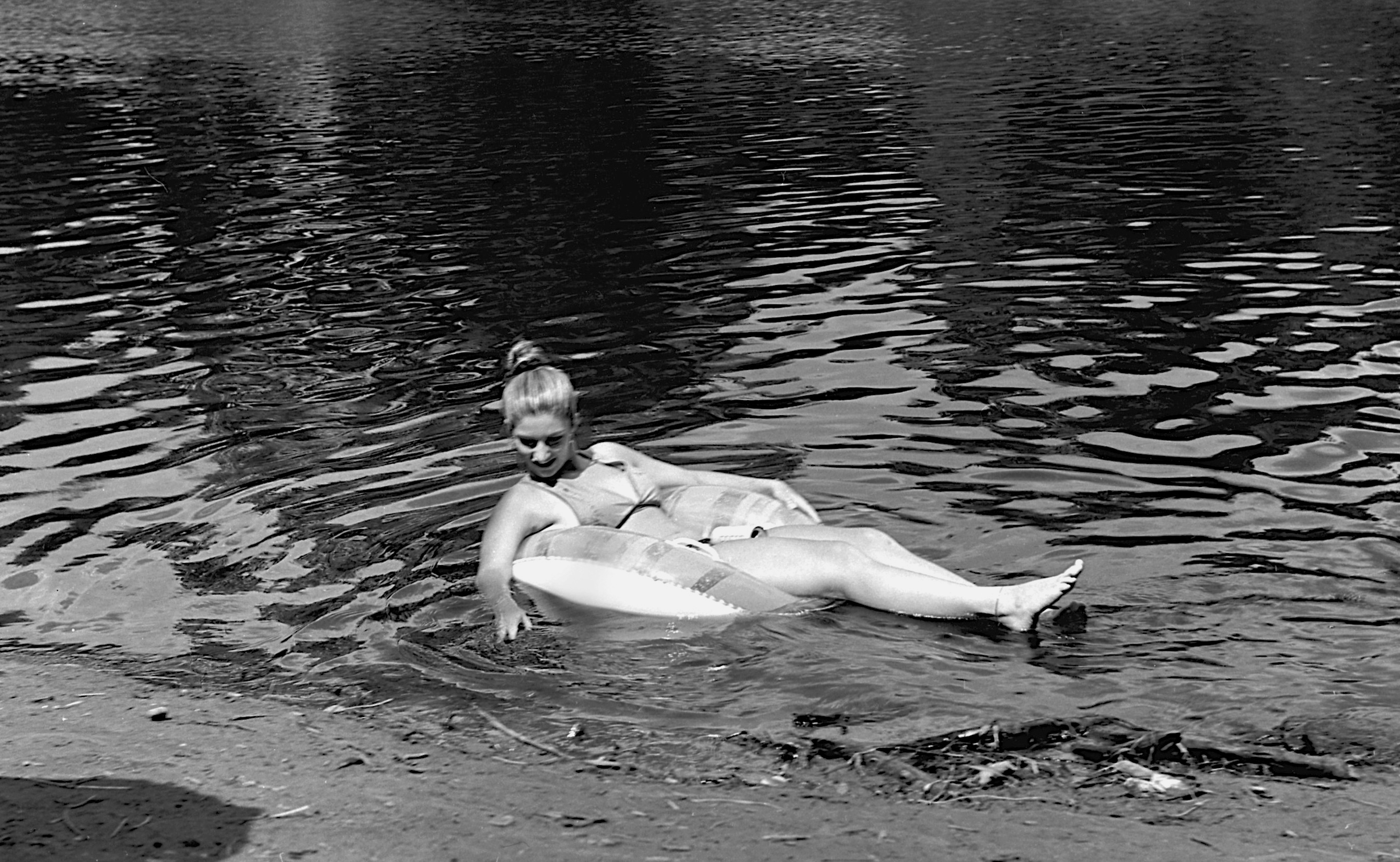 Lady at Elwell - from MSA 04/26: Boats, Floats and Moats.