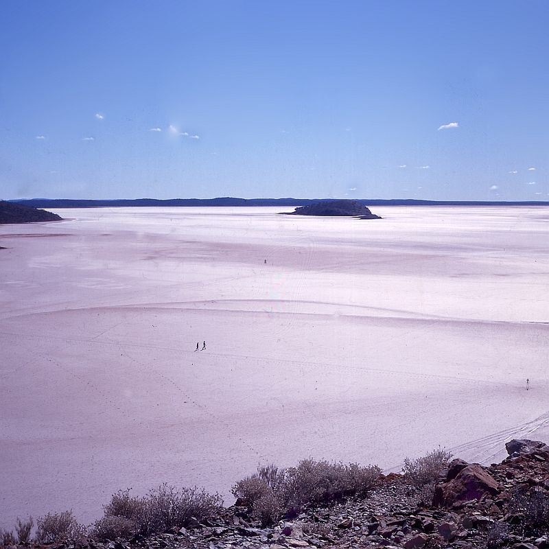 Lake Ballard from hill top