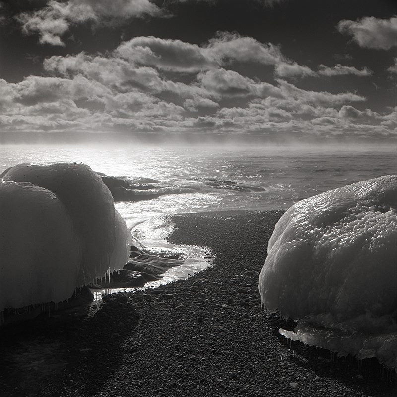Lake Superior Winter Beach