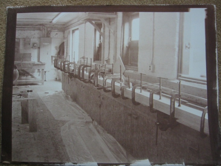 laminating a mast