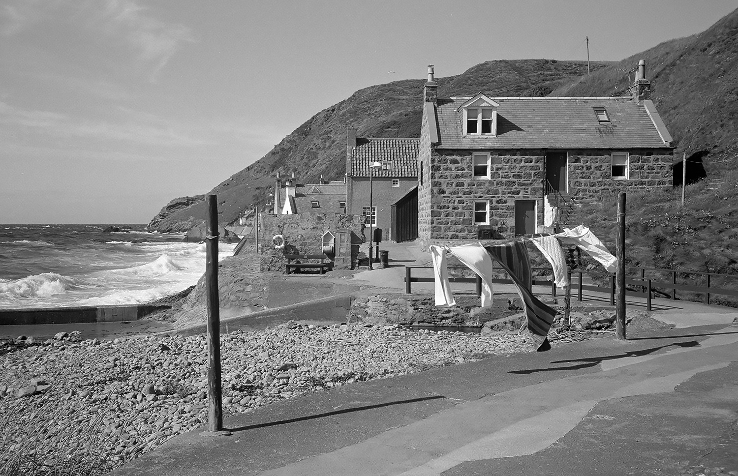 Laundry day at Crovie