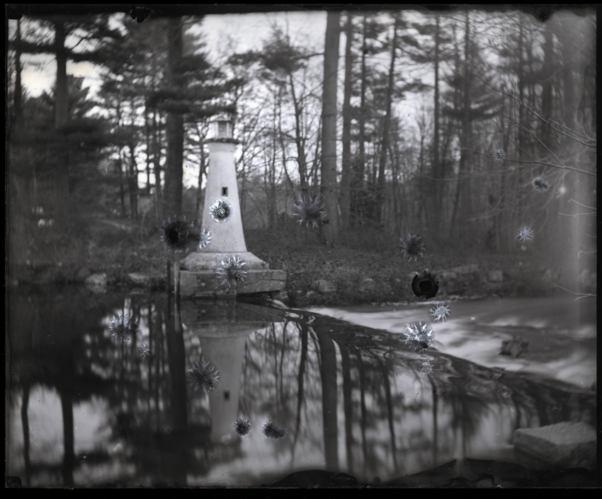 Lighthouse - Homemade emulsion on dry plate