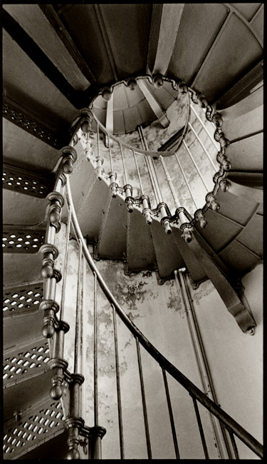 Lighthouse stairway.