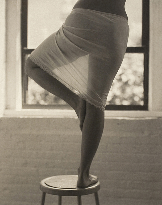 Lila on a Stool