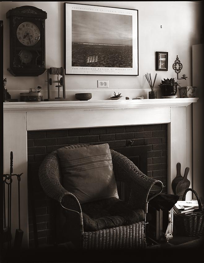 Living Room, Mantle, Chair