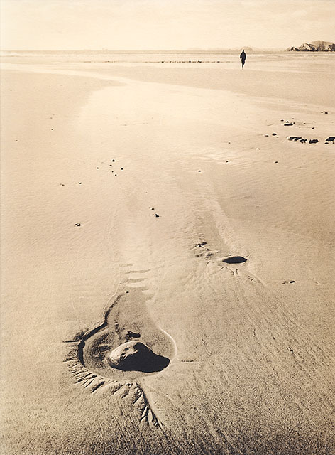 Lone Figure on the Beach