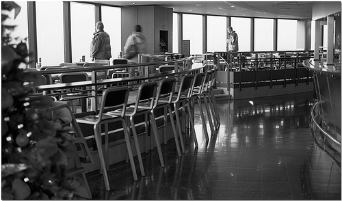 Looking down from 1100 ft above the ground