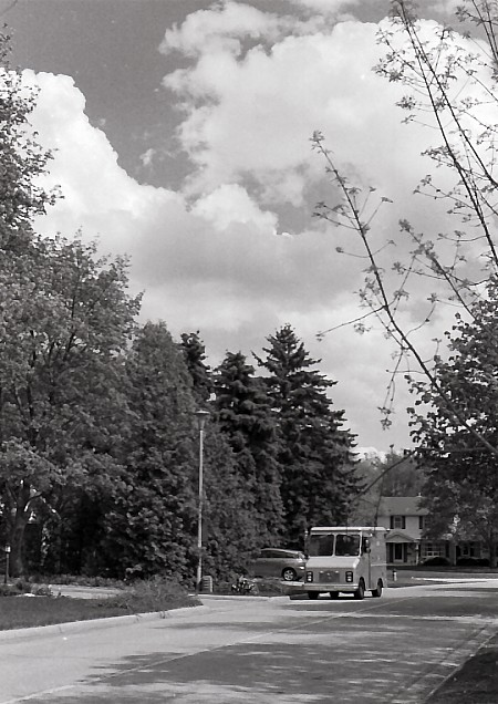 Looking down my Street
