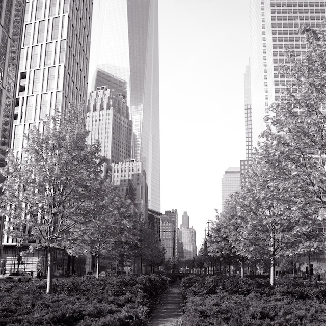 Looking down West Side Highway