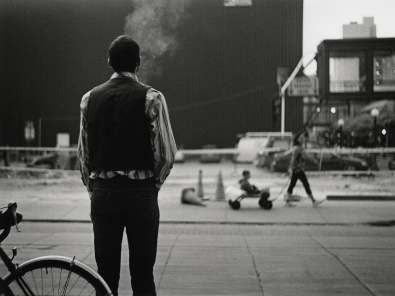 Looking. Looking Back. Smoking.