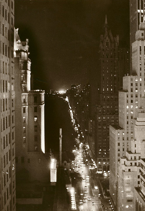 Looking up 5th Ave