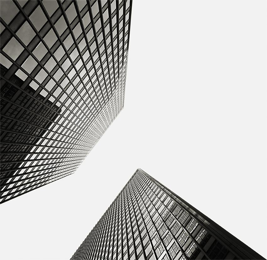 Looking up at Chicago