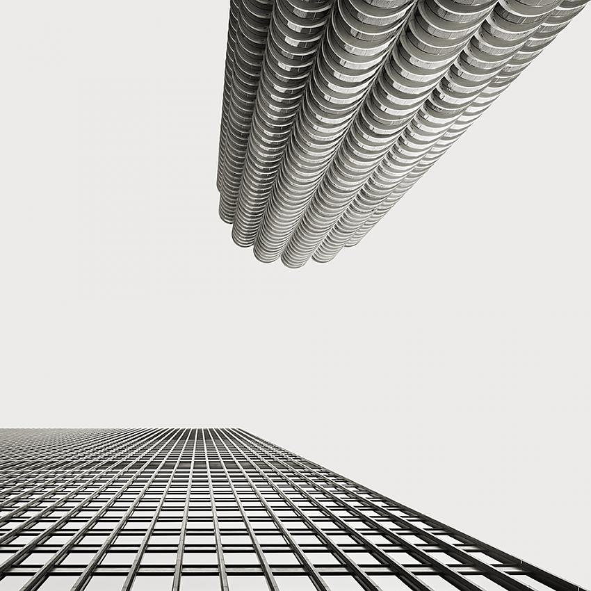 Looking up at Chicago