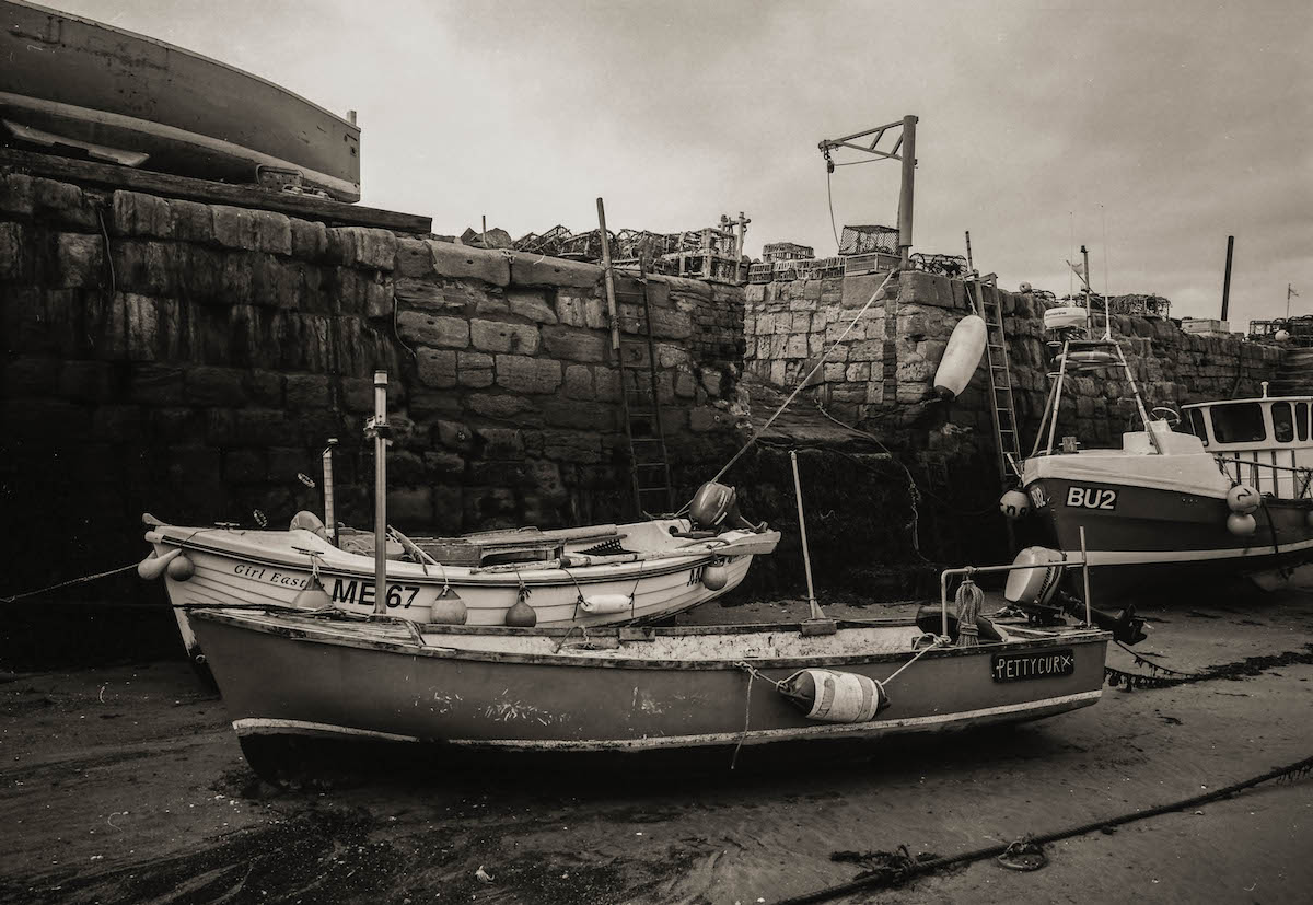 Low tide.