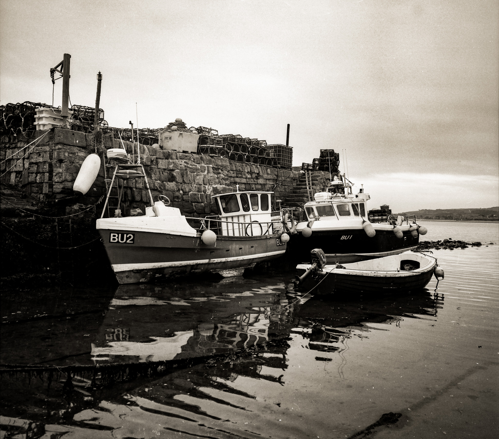 Low tide.