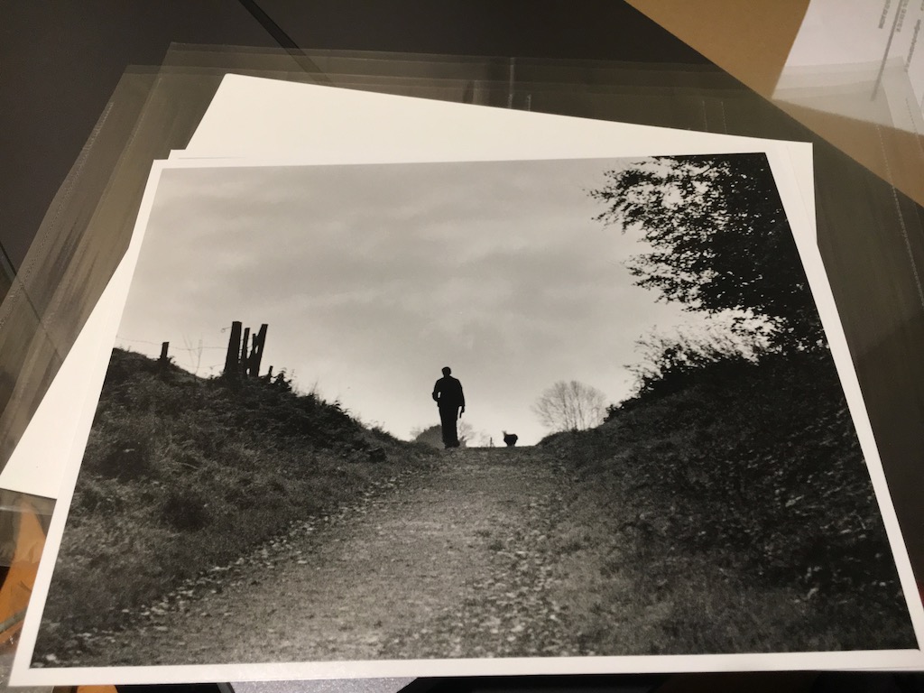 Man and Dog (iPhone snap rather than print scan)