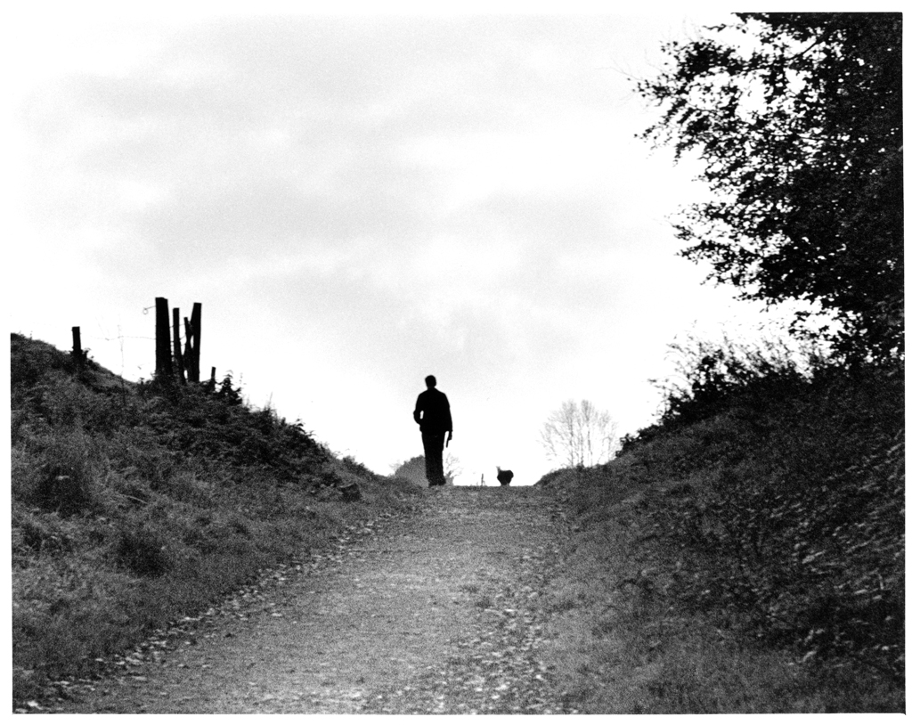 Man and Dog (silhouette XP2)