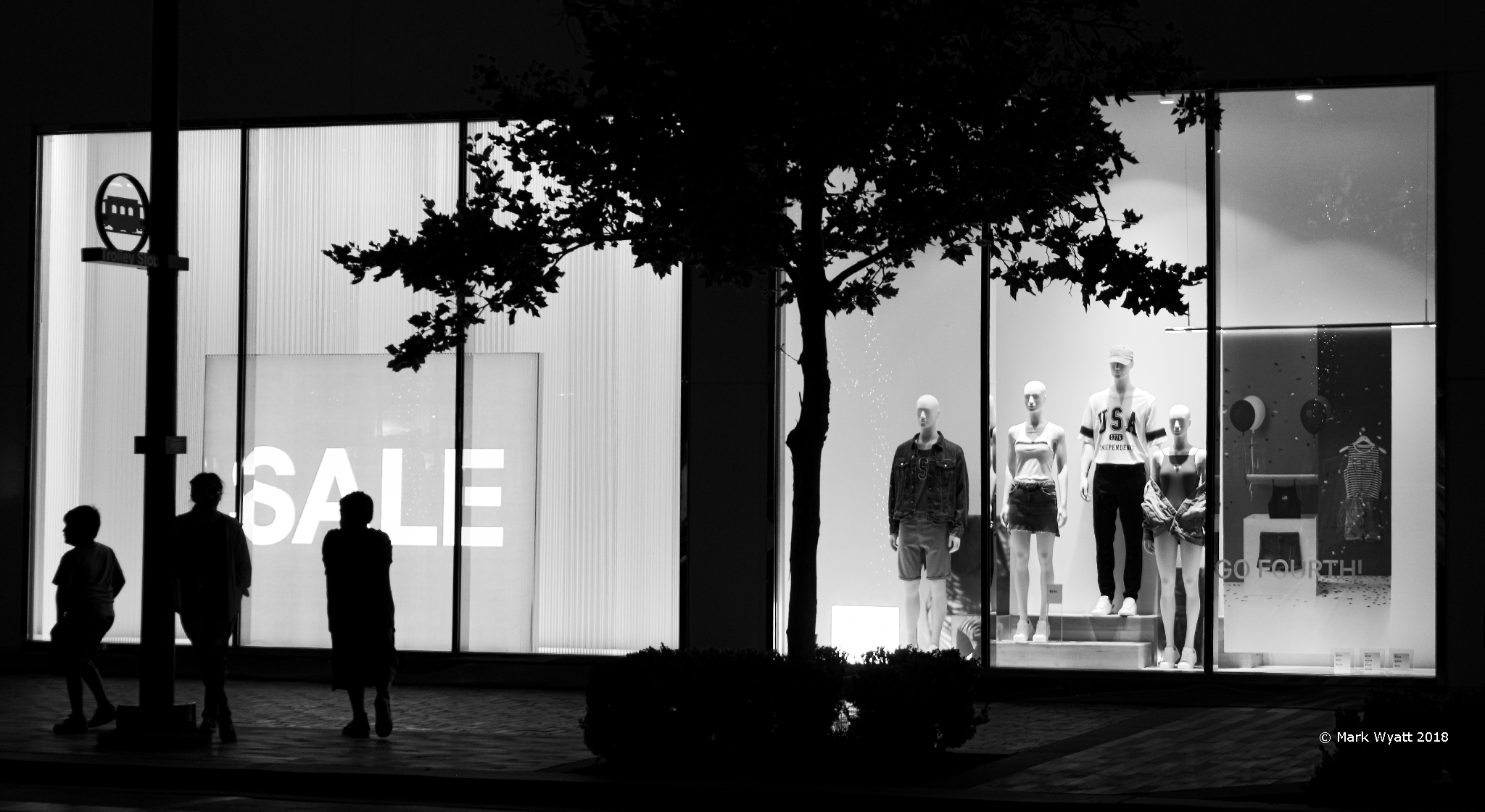 Mannequins viewing humans on sale