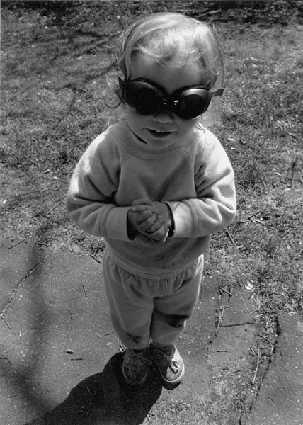 Mari in goggles