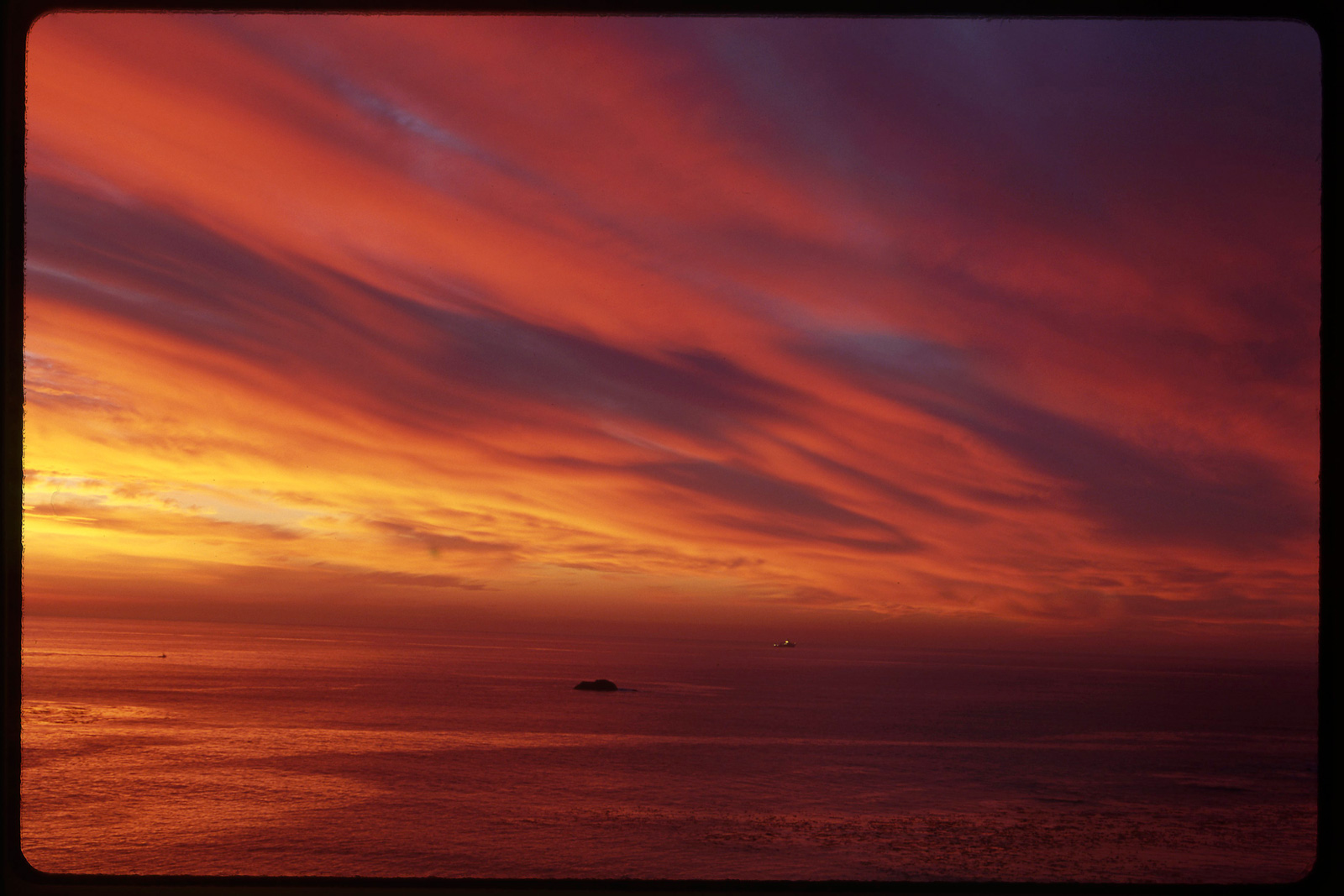 Mile Rock Sunset