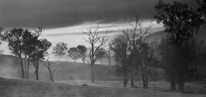 Mist in the valley.