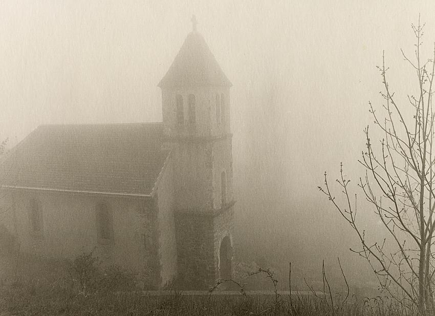 Mist under La Salette