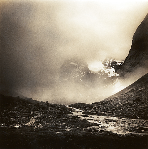 Misty basin, Col de la Vanoise
