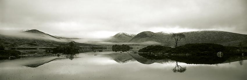 Misty morning, Rannoch Moor