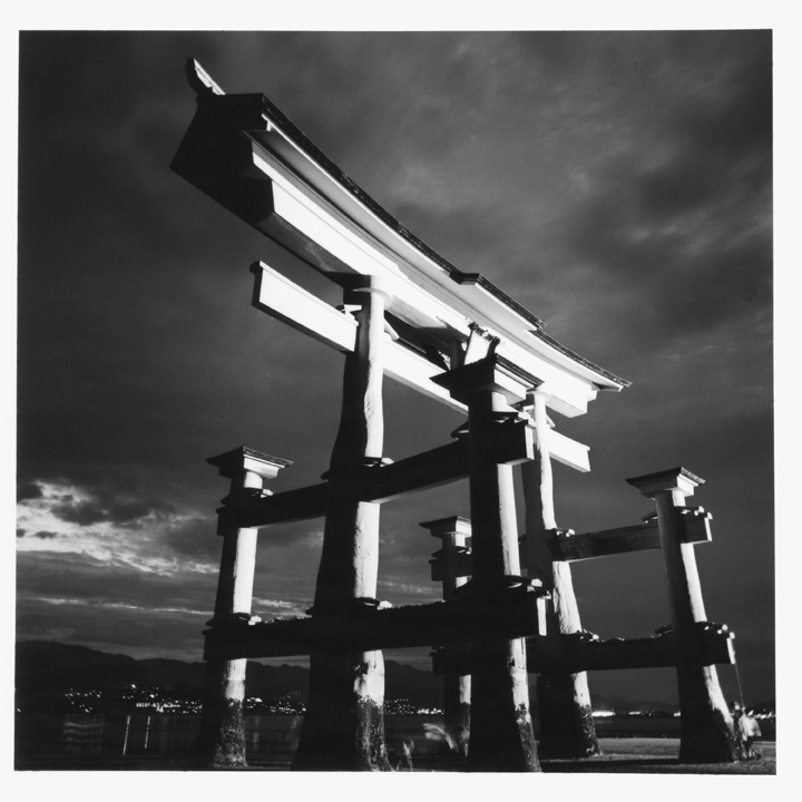 Miyajima Torii at Night