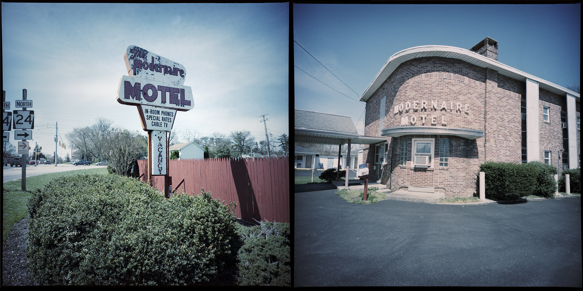 Modernaire Motel, Office & Sign
