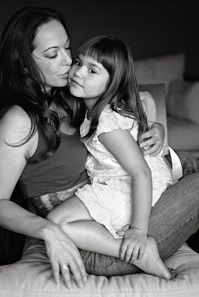 Mom and daughter