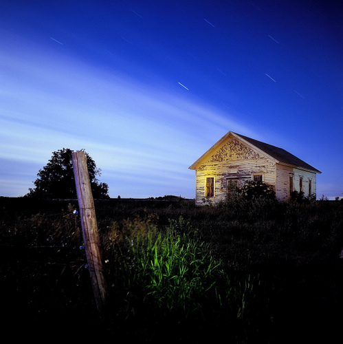 Moon lit School House