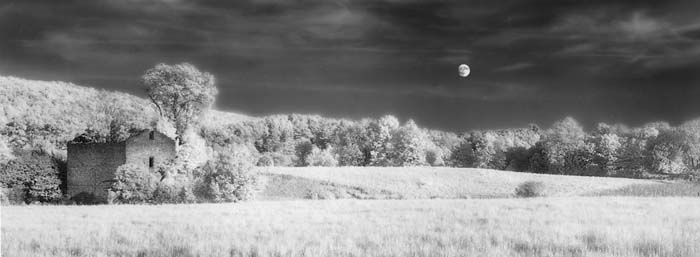 Moonrise and Ice House