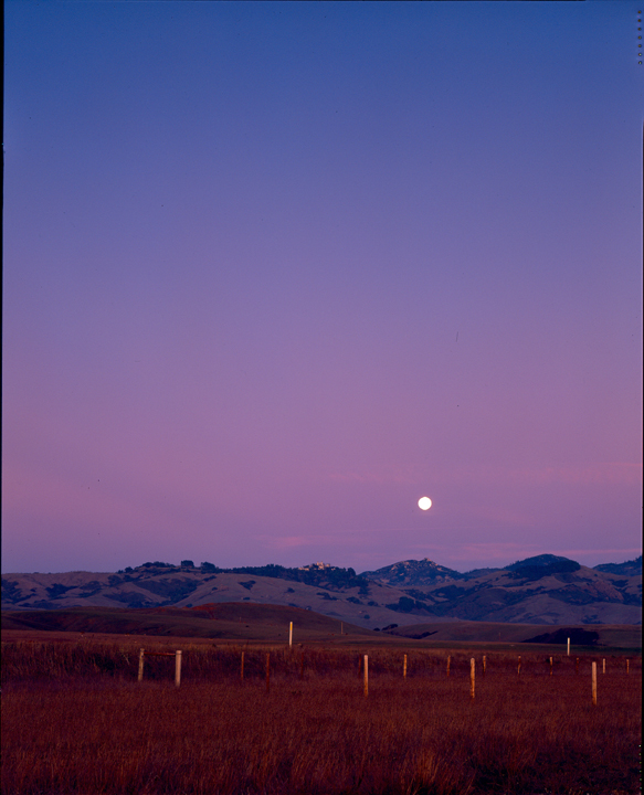 Moonrise - Hearst Castle