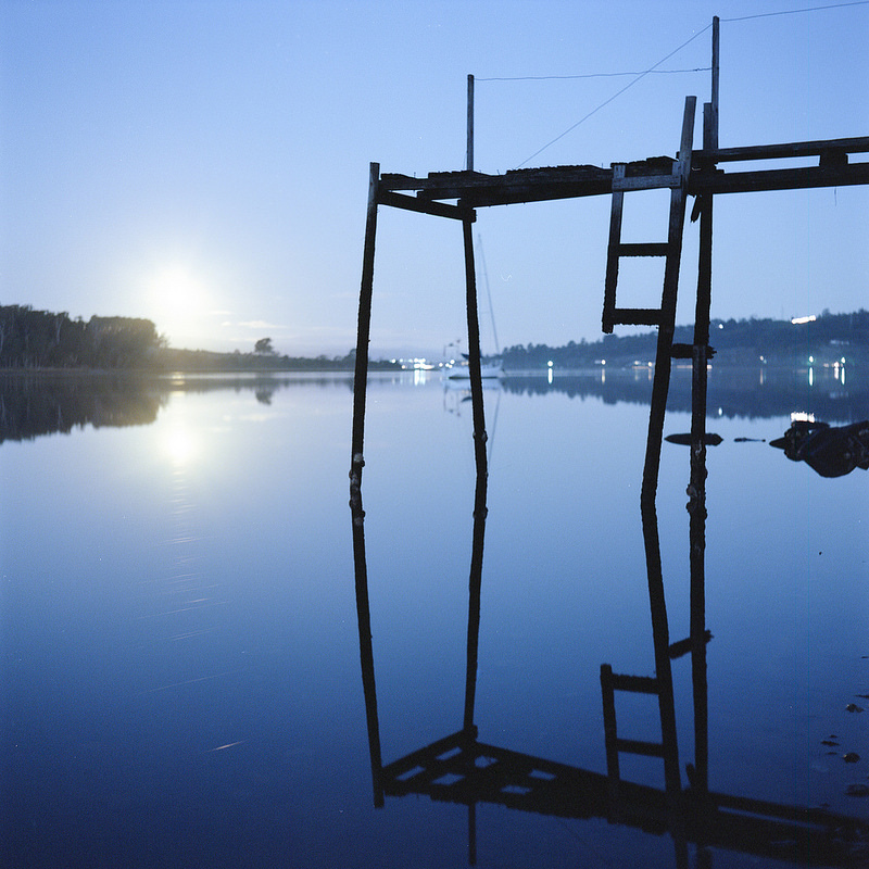 Moonrise, Tamar River