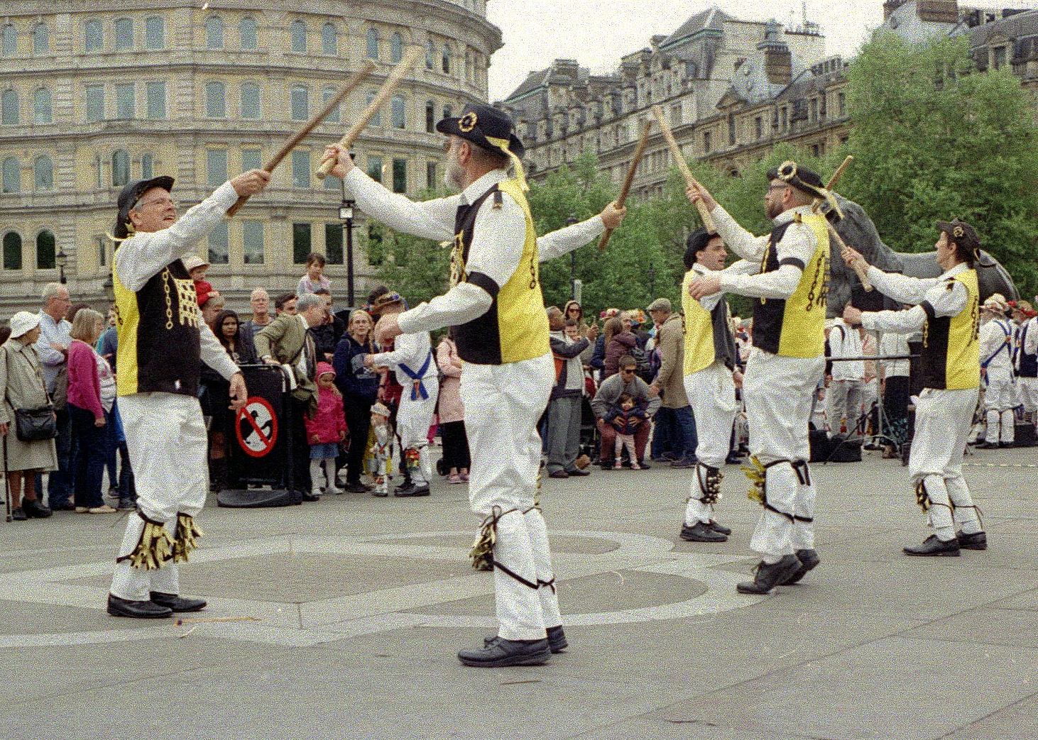 Morris Dancers, Trafalgar Square