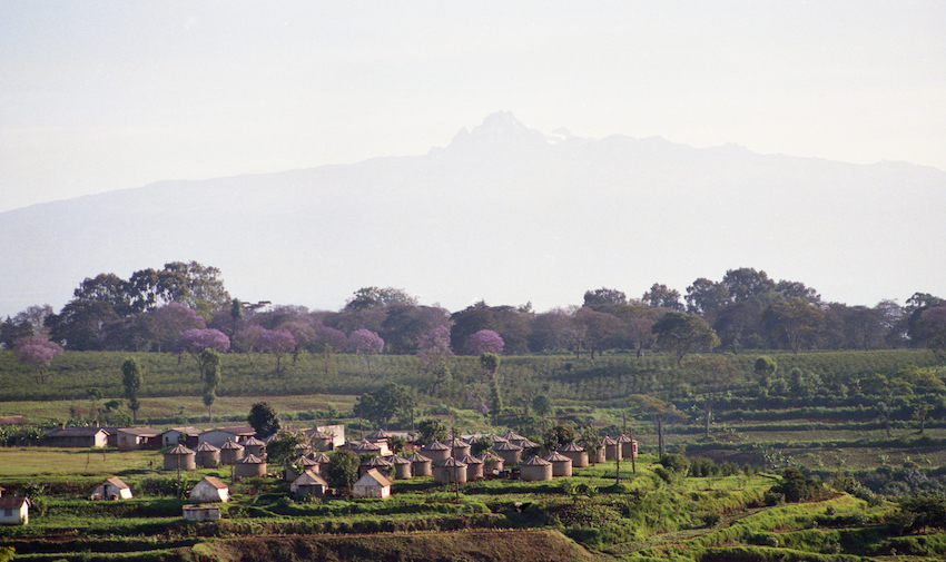 Mount Kenya in the Mist (from Nyeri)