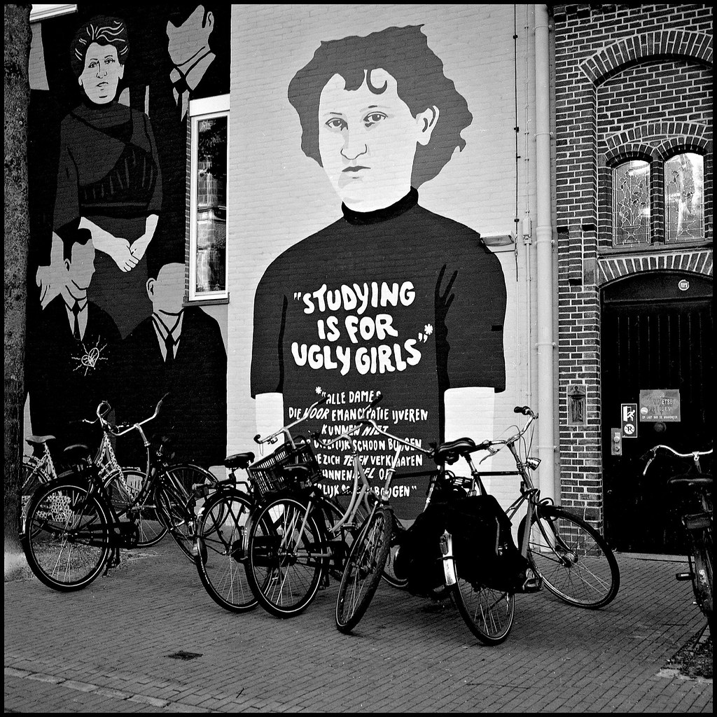 Mural at University Groningen / The Netherlands